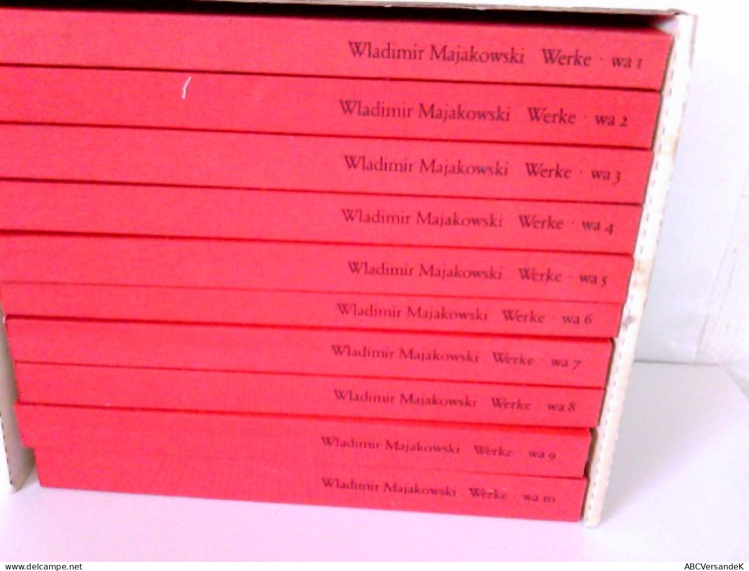 Werke: 10 Bände (von10) Wladimir Majakowski Werke - Publizistik - Aufsätze Und Reden - Komplette Werkausgabe - Autores Alemanes