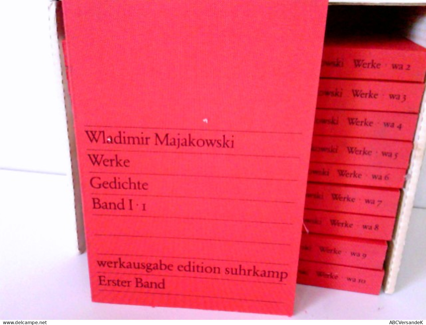 Werke: 10 Bände (von10) Wladimir Majakowski Werke - Publizistik - Aufsätze Und Reden - Komplette Werkausgabe - Duitse Auteurs