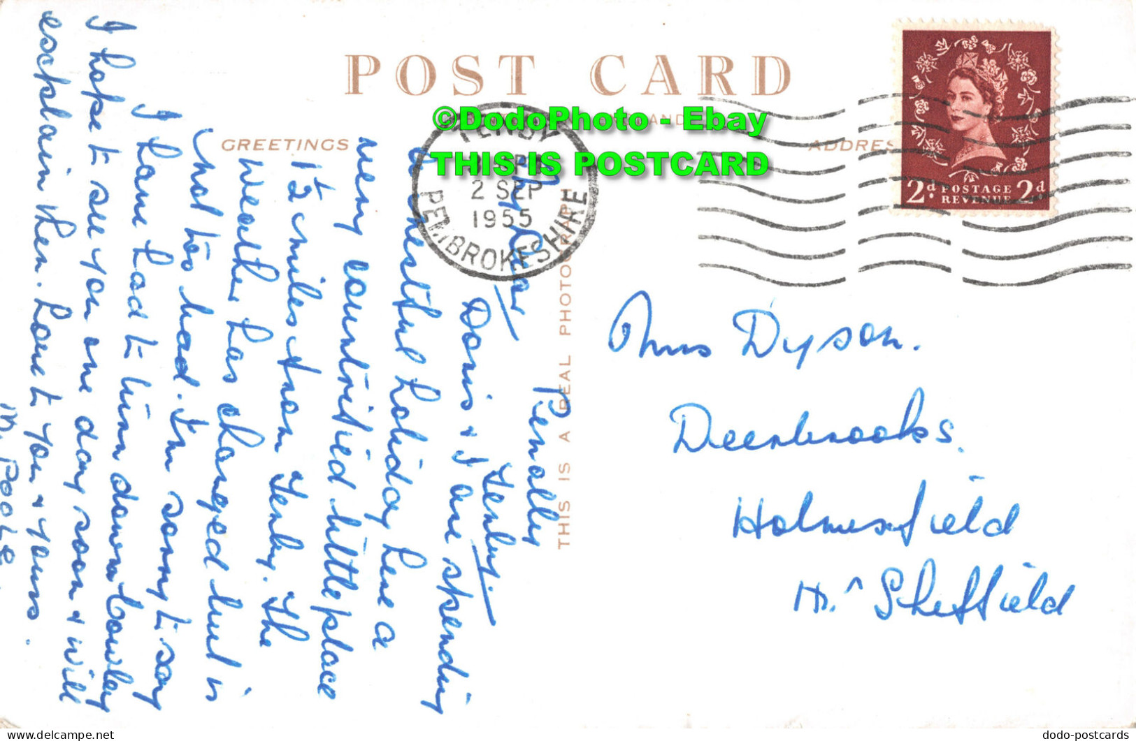 R454168 Tenby. The Golf Links. The Harbour Side. RP. Multi View. 1955 - World