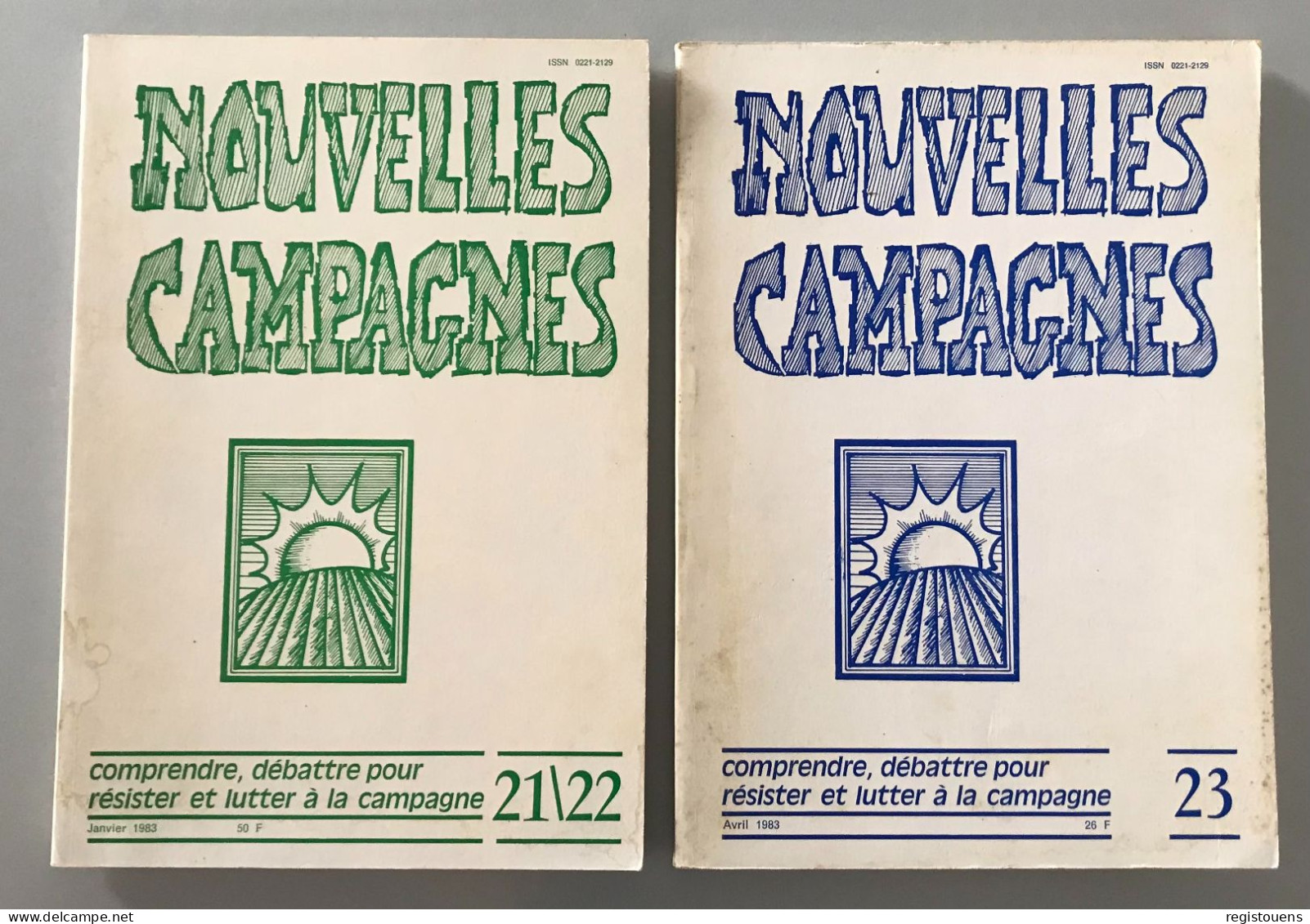 Nouvelles Campagnes N° 21 / 22 / 23 - ( Lot De 2 Revues ) - Paquete De Libros