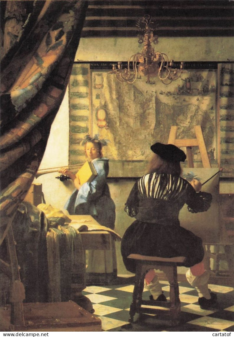 VERMEER VAN DELFT . Le Peintre Et Son Modèle . - Paintings