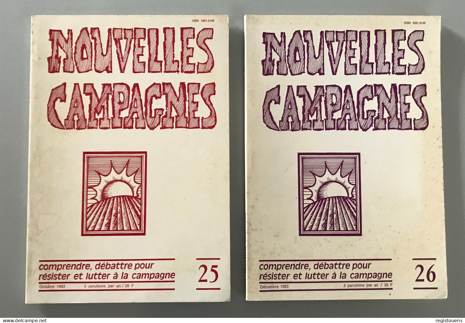 Nouvelles Campagnes N° 25 / 26 - ( Lot De 2 Revues ) - Bücherpakete