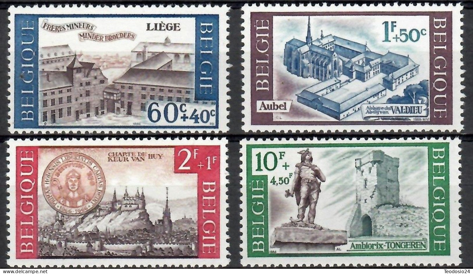 Belgique  Belgien 1966 1385/8 ** - Unused Stamps