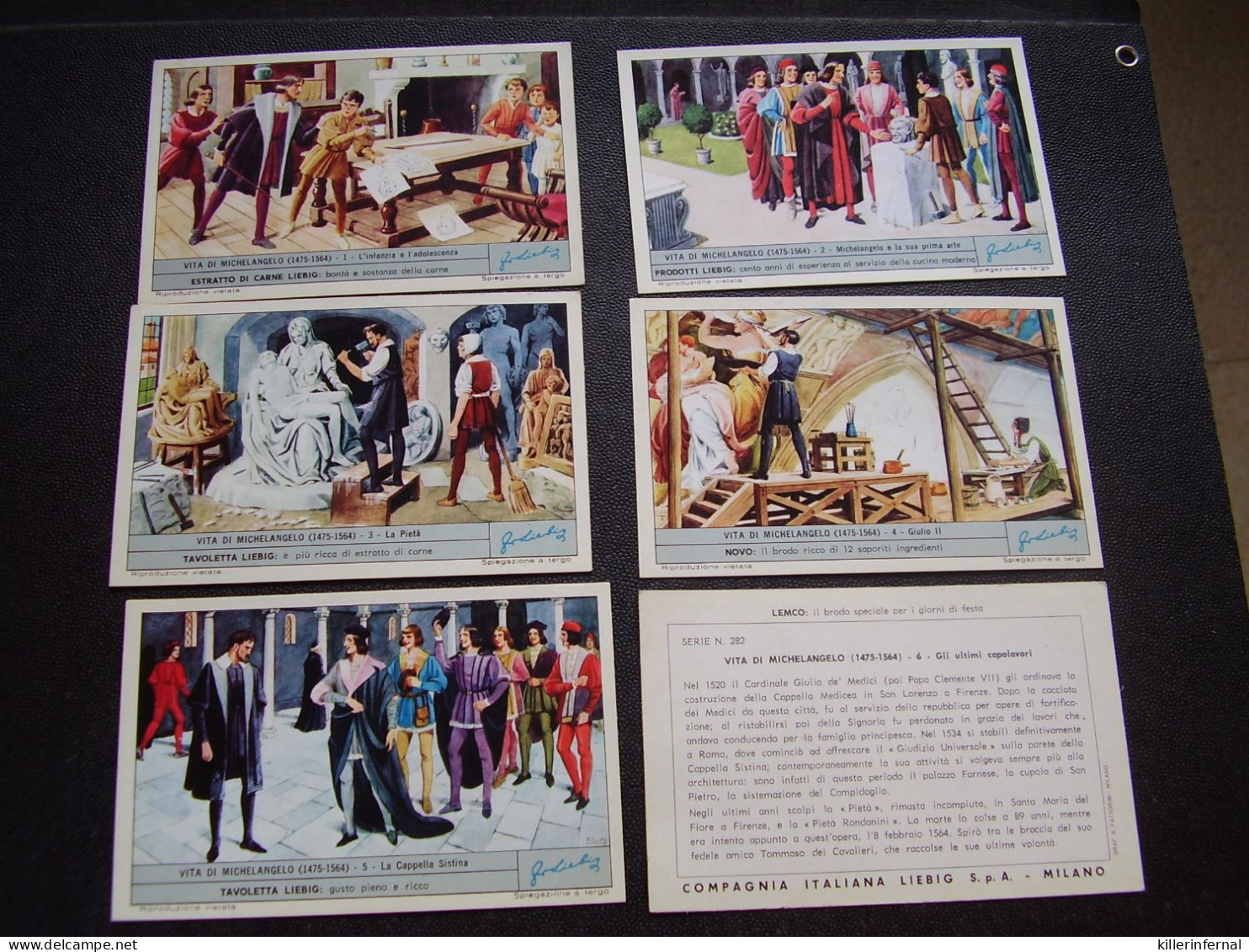 Original Old Cards Chromos Liebig S 1813 IT Complet - Liebig