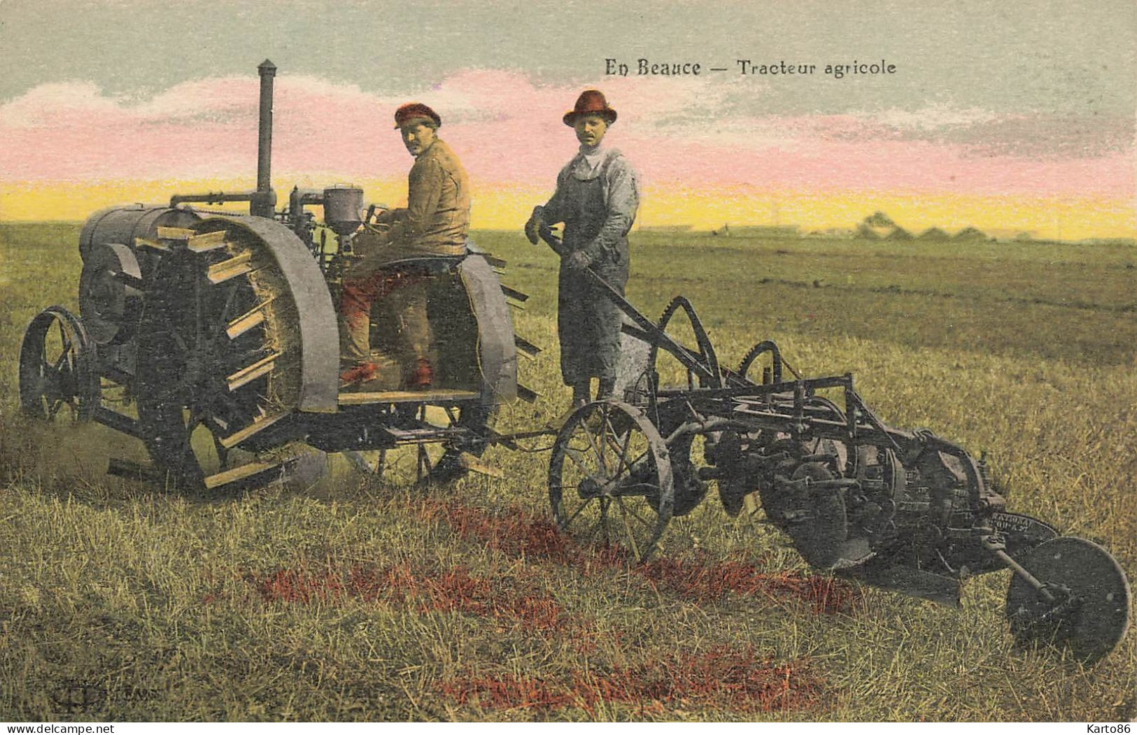 En Beauce * Tracteur Agricole * Thème Tactor Agriculture - Otros & Sin Clasificación