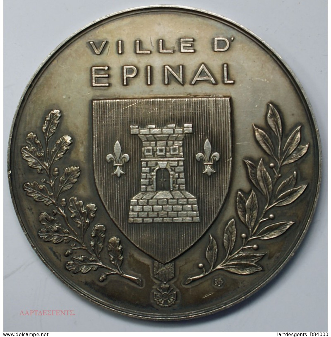 Médaille Argent Ville D'EPINAL, Lartdesgents.fr - Royal / Of Nobility