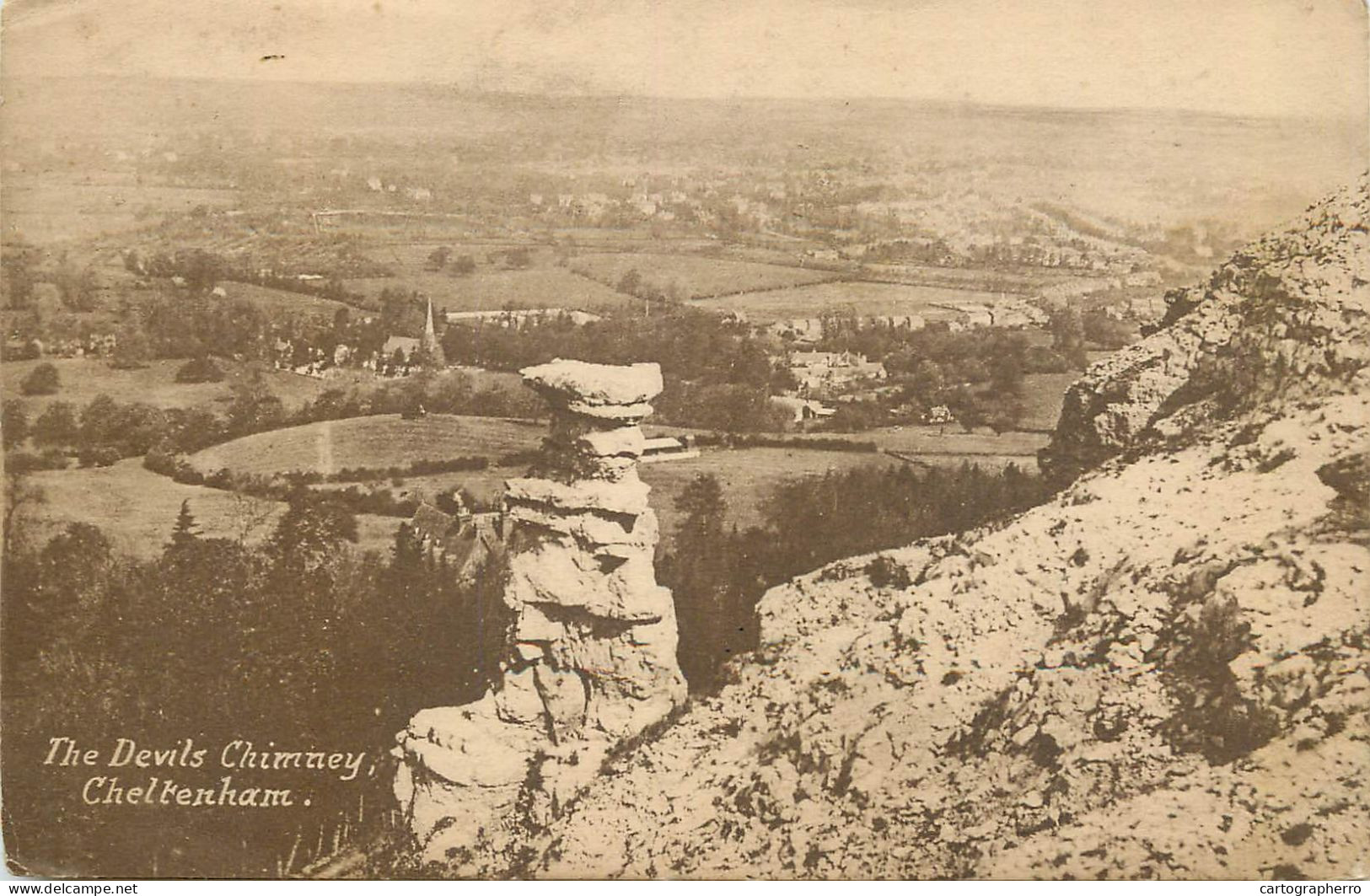 England Cheltenham Devils' Chimney & Panoramic View - Cheltenham