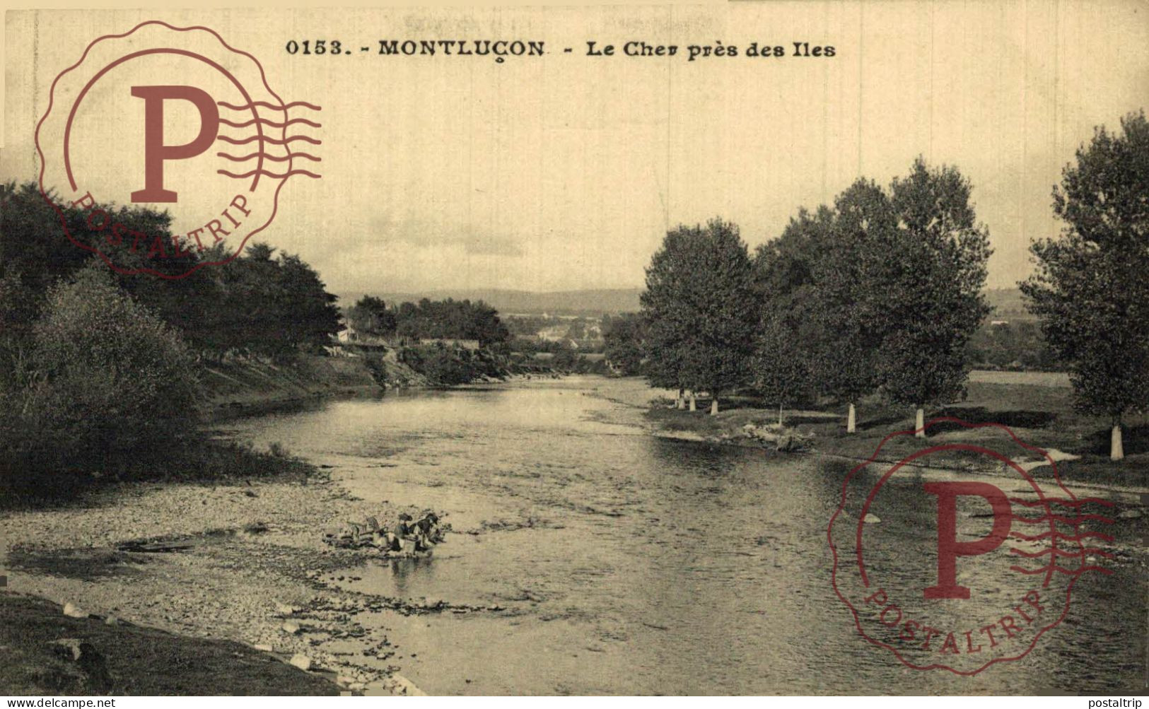 FRANCIA. FRANCE. 03 ALLIER MONTLUÇON LE CHER PRÈS DES ILES - Montlucon