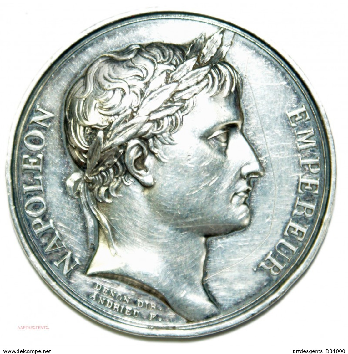 Médaille Argent Napoléon Ier Empereur, Le Sénat Et Le Peuple An XIII - Royal / Of Nobility