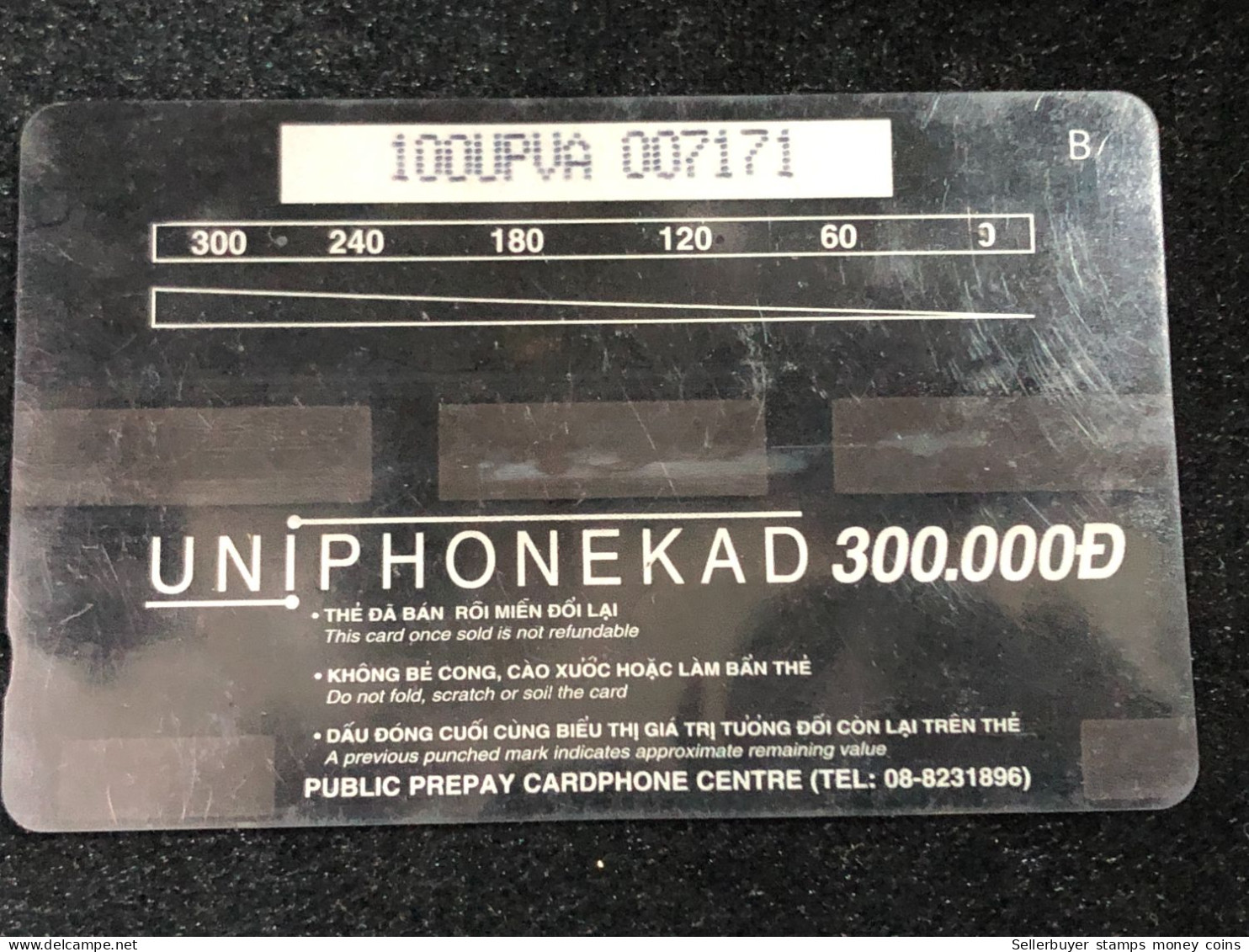 Card Phonekad Vietnam(thay Pagoda- 300 000dong-1998)-1pcs - Vietnam