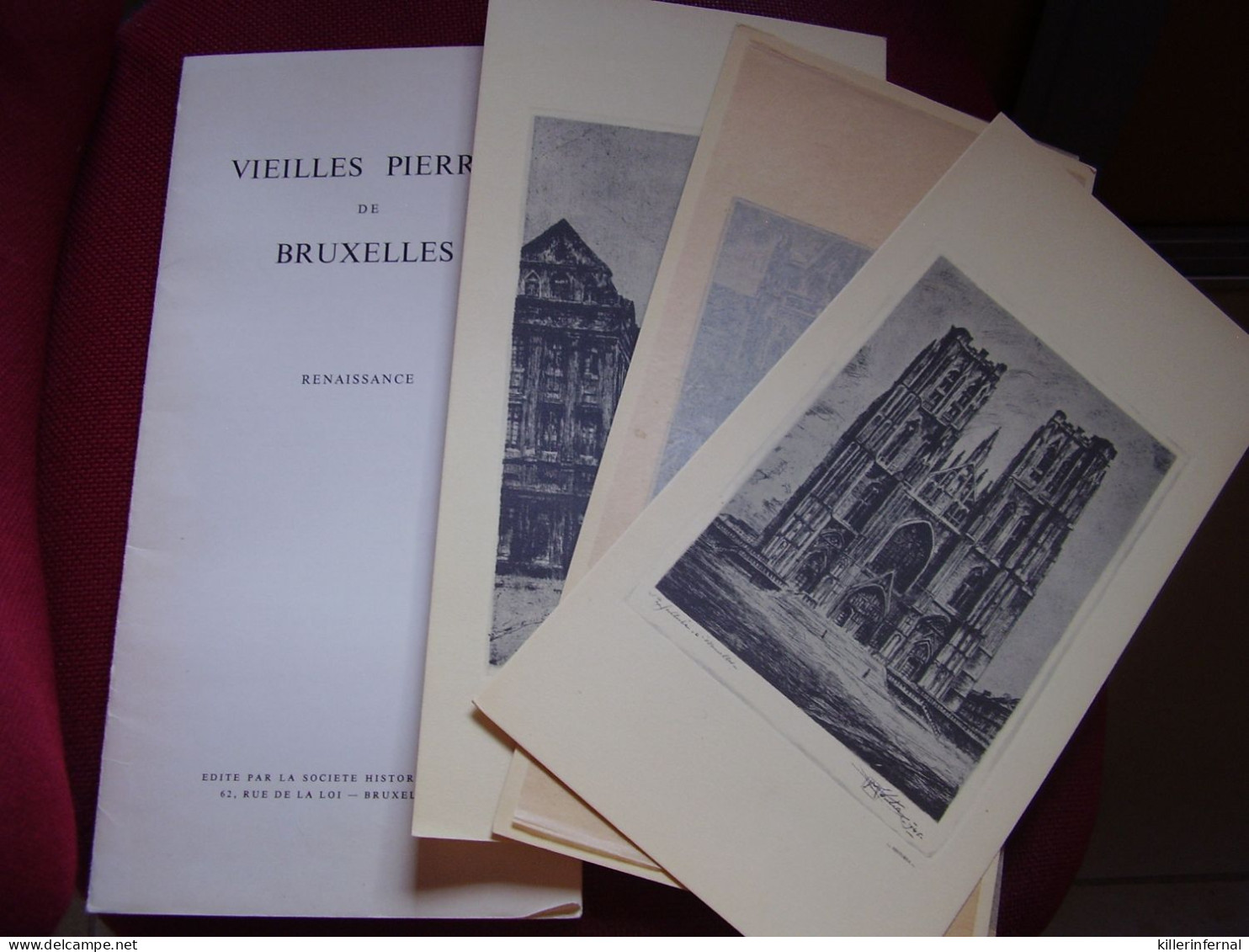Album Farde Chromos Images Vignettes Historia *** Vieilles Pierres De Bruxelles  *** - Albums & Katalogus