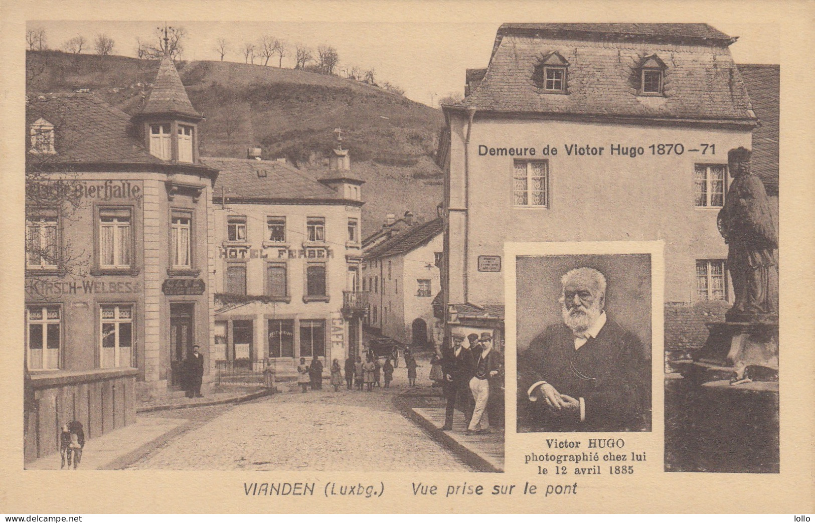 Lussenburgo    -  Vianden  -  Vue Prise Sur Le Pont  -  V. Hugo  -  F. Piccola  -  Nuova  -  Bella Veduta - Vianden