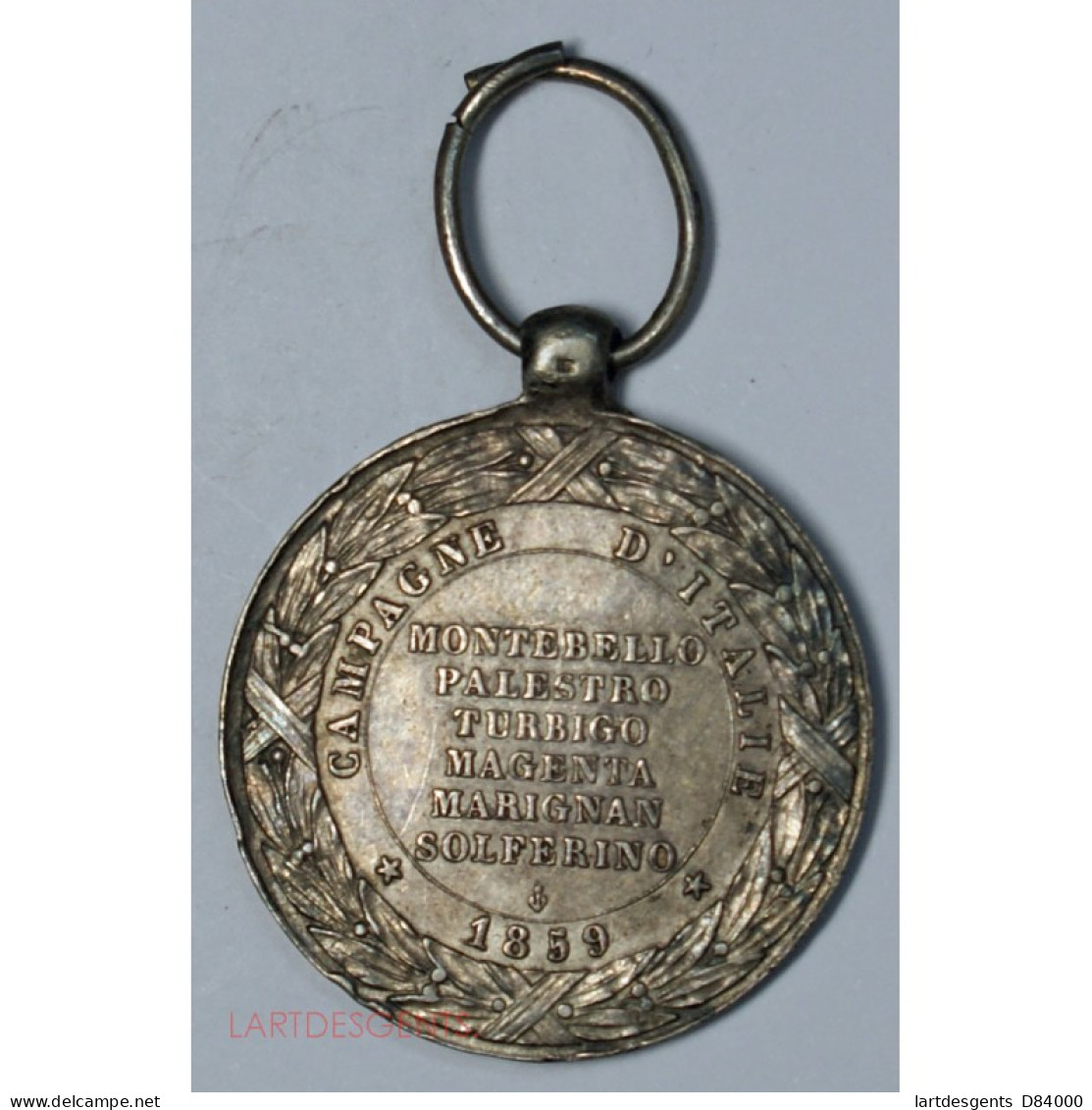 Médaille Campagne D'Italie 1859, LARTDESGENTS.FR - Royaux / De Noblesse