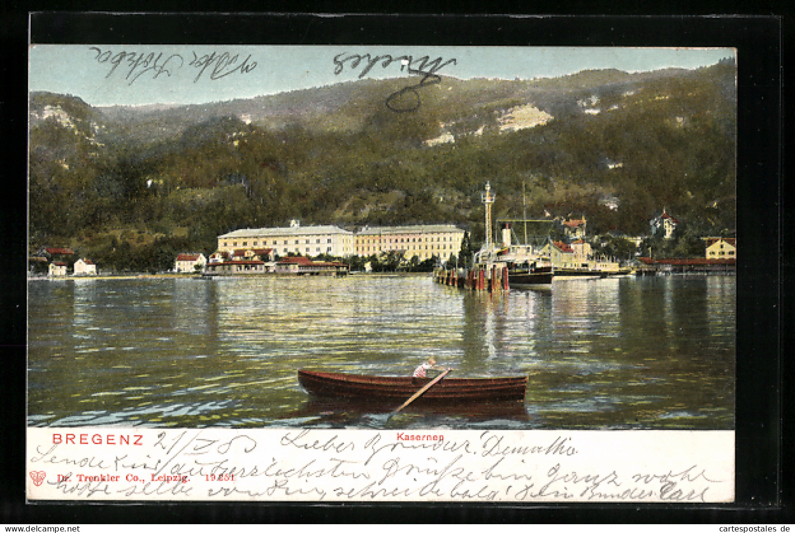 AK Bregenz, Blick Vom Bodensee Auf Die Kasernen  - Sonstige & Ohne Zuordnung