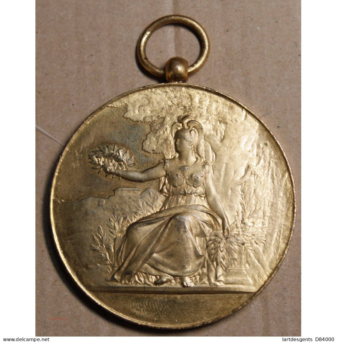 Médaille Acad. Contemp. Beaux Arts 1893 Attribuées Au Peintre Pétua, Lartdesgents.fr - Royal / Of Nobility