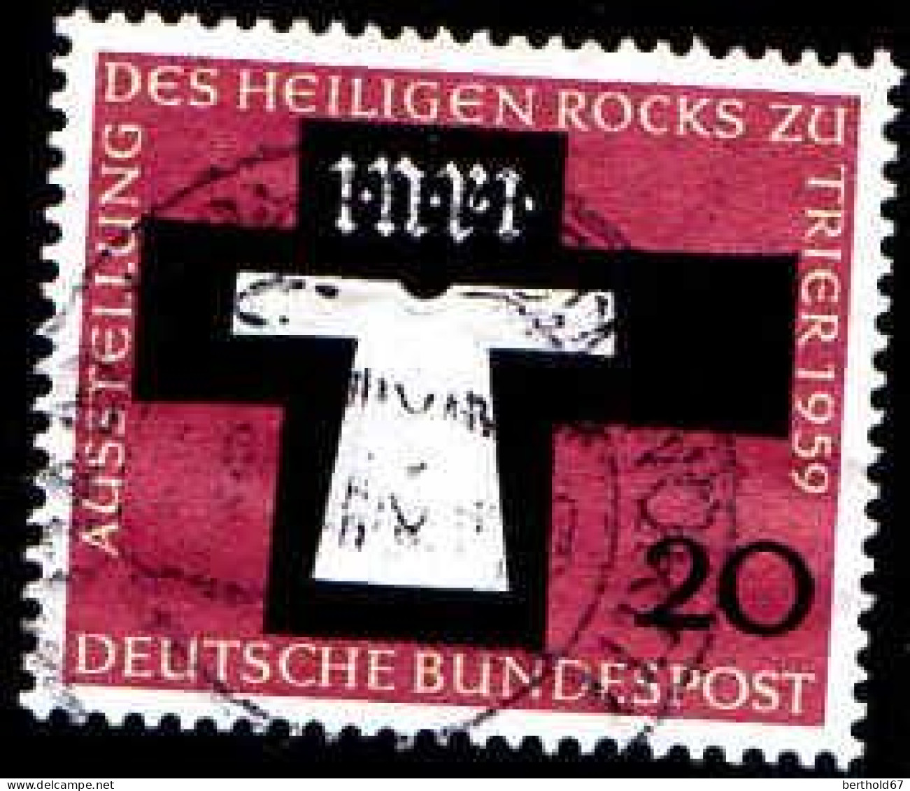 RFA Poste Obl Yv: 186 Mi:313 Ausstellung Des Heiligen Rocks Zu Trier (Beau Cachet Rond) - Used Stamps