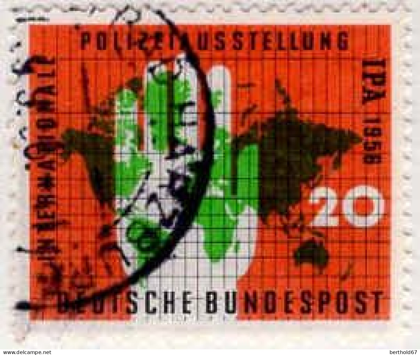 RFA Poste Obl Yv: 116 Mi:240 Internationale Polizeiausstellung IPA (cachet Rond) - Oblitérés