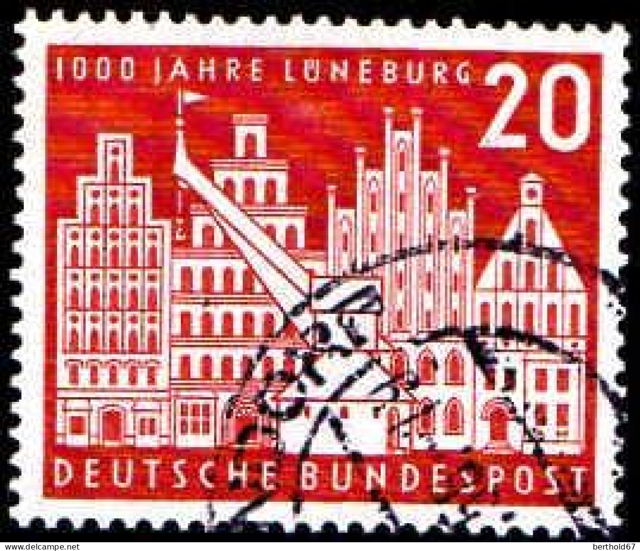 RFA Poste Obl Yv: 106 Mi:230 Millénaire De Lüneburg (Beau Cachet Rond) - Used Stamps