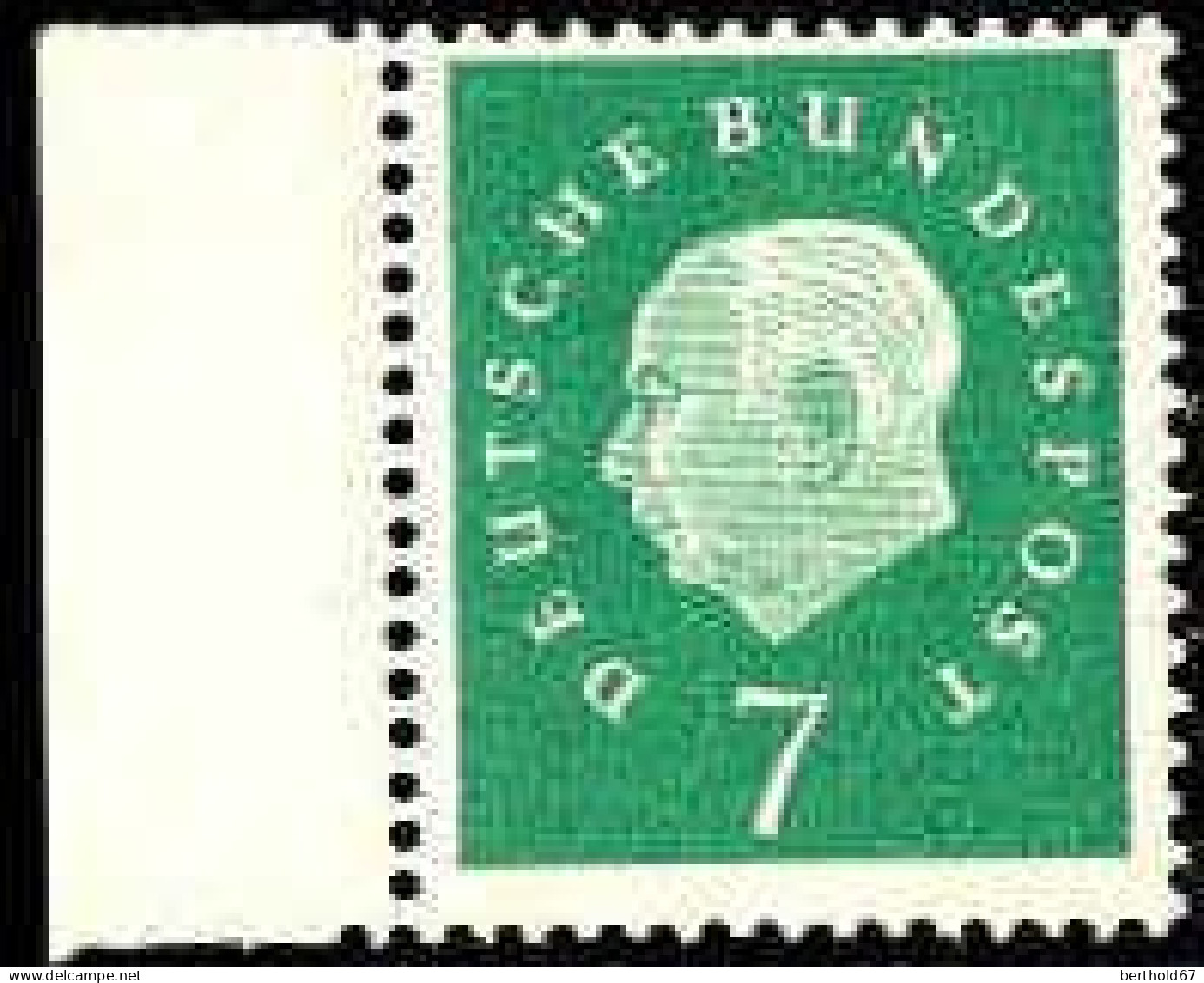 RFA Poste N** Yv: 173 Mi:302 Theodor Heuss Deutscher Bundespräsident Bord De Feuille - Unused Stamps