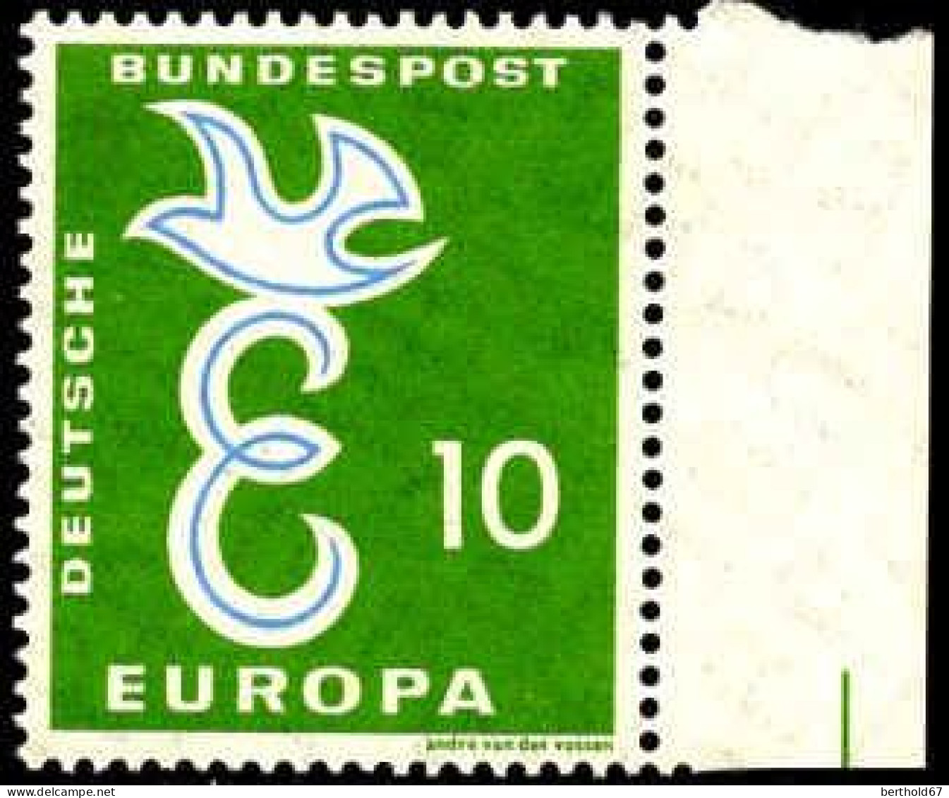 RFA Poste N** Yv: 164 Mi:295 Europa Cept E Sous Colombe Bord De Feuille - Unused Stamps