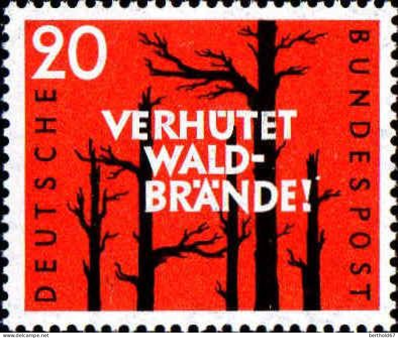 RFA Poste N** Yv: 155 Mi:283 Verhütet Wald-brände - Unused Stamps