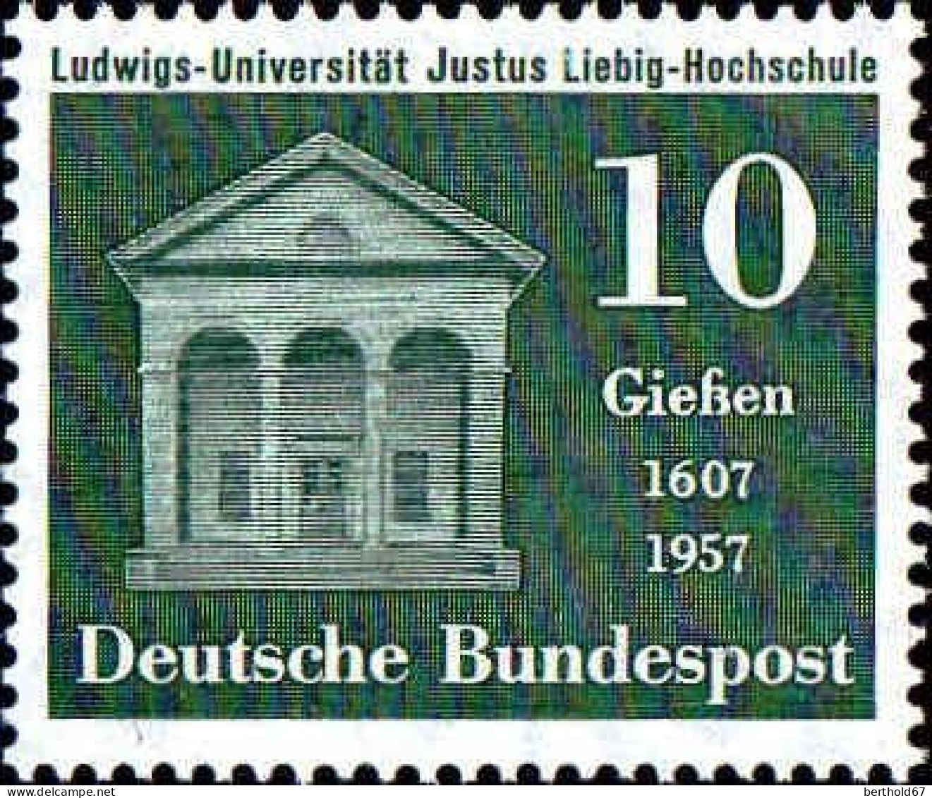 RFA Poste N** Yv: 137 Mi:258 Giessen - Unused Stamps