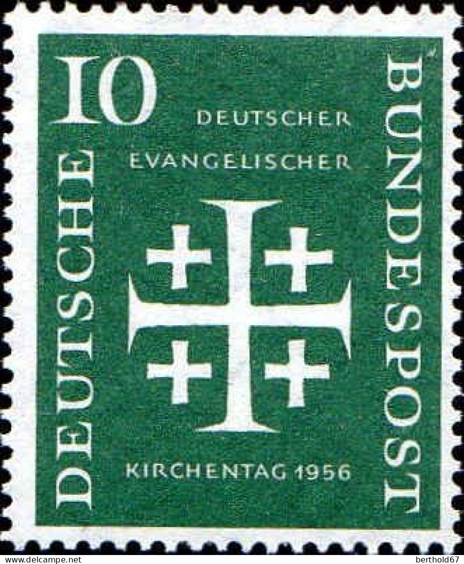 RFA Poste N** Yv: 109 Mi:235 Deutscher Evangelischer Kirchentag - Nuovi