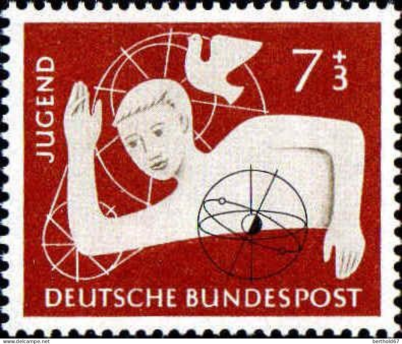 RFA Poste N* Yv: 111 Mi:232 Für Die Jugend Michel (Trace De Charnière) - Unused Stamps