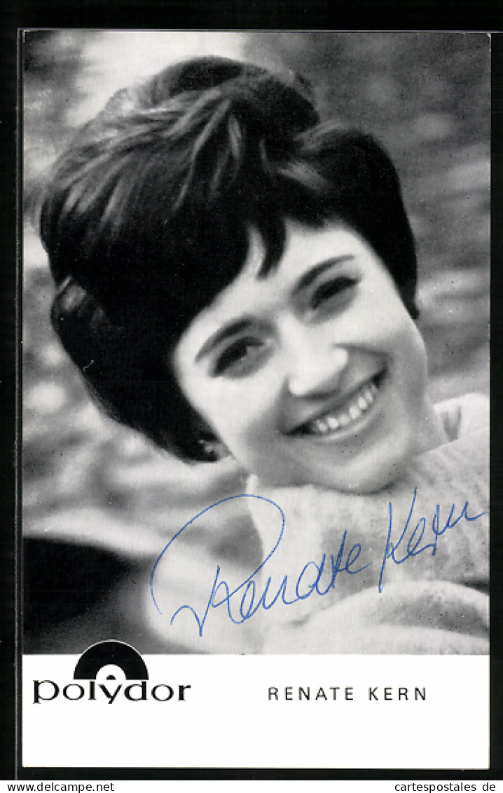 AK Musikerin Renate Kern Mit Autograph  - Music And Musicians