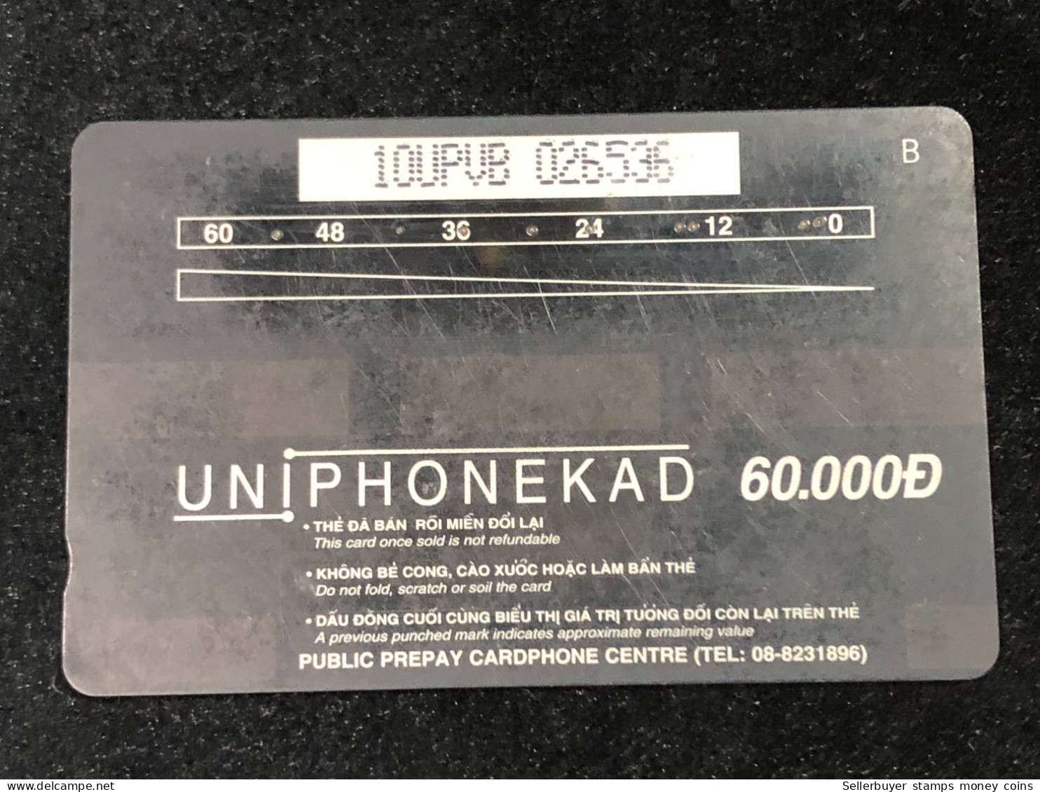 Card Phonekad Vietnam(water Carrier- 60 000dong-1997)-1pcs - Vietnam