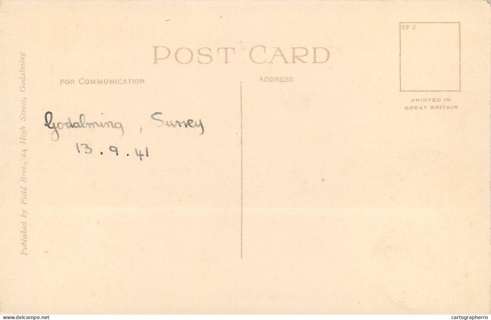 Godalming Town Hall 1941 - Surrey