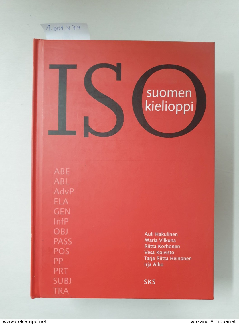 Iso Suomen Kielioppi : - Sonstige & Ohne Zuordnung