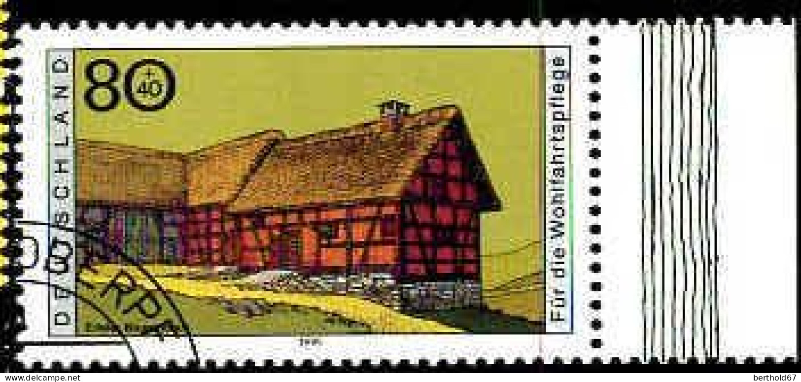 RFA Poste Obl Yv:1651 Mi:1819 Eifeler Bauernhaus Bord De Feuille (Beau Cachet Rond) - Gebruikt