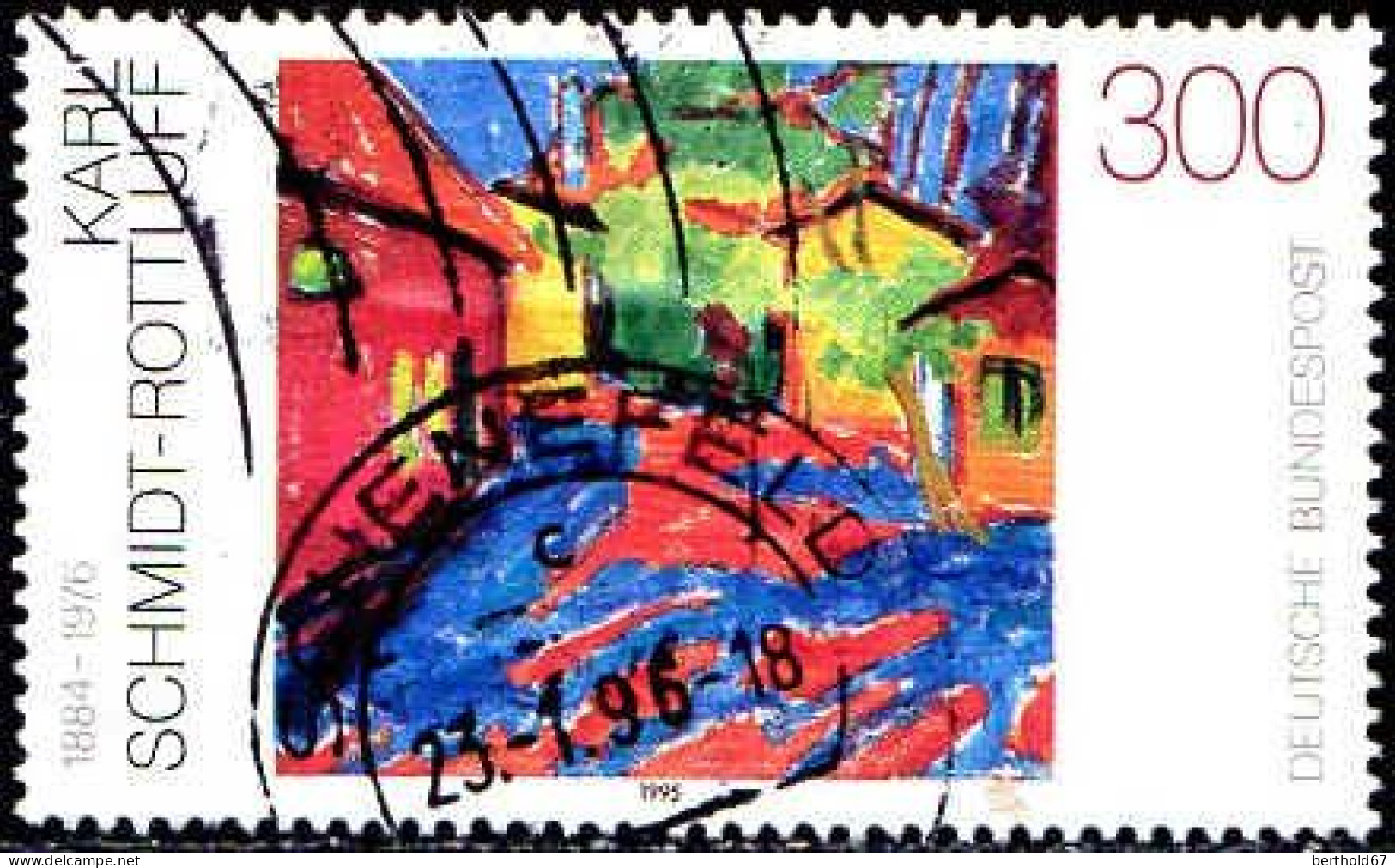 RFA Poste Obl Yv:1608 Mi:1776 Karl Schmidt-Rottluff Paysage (Beau Cachet Rond) - Gebraucht