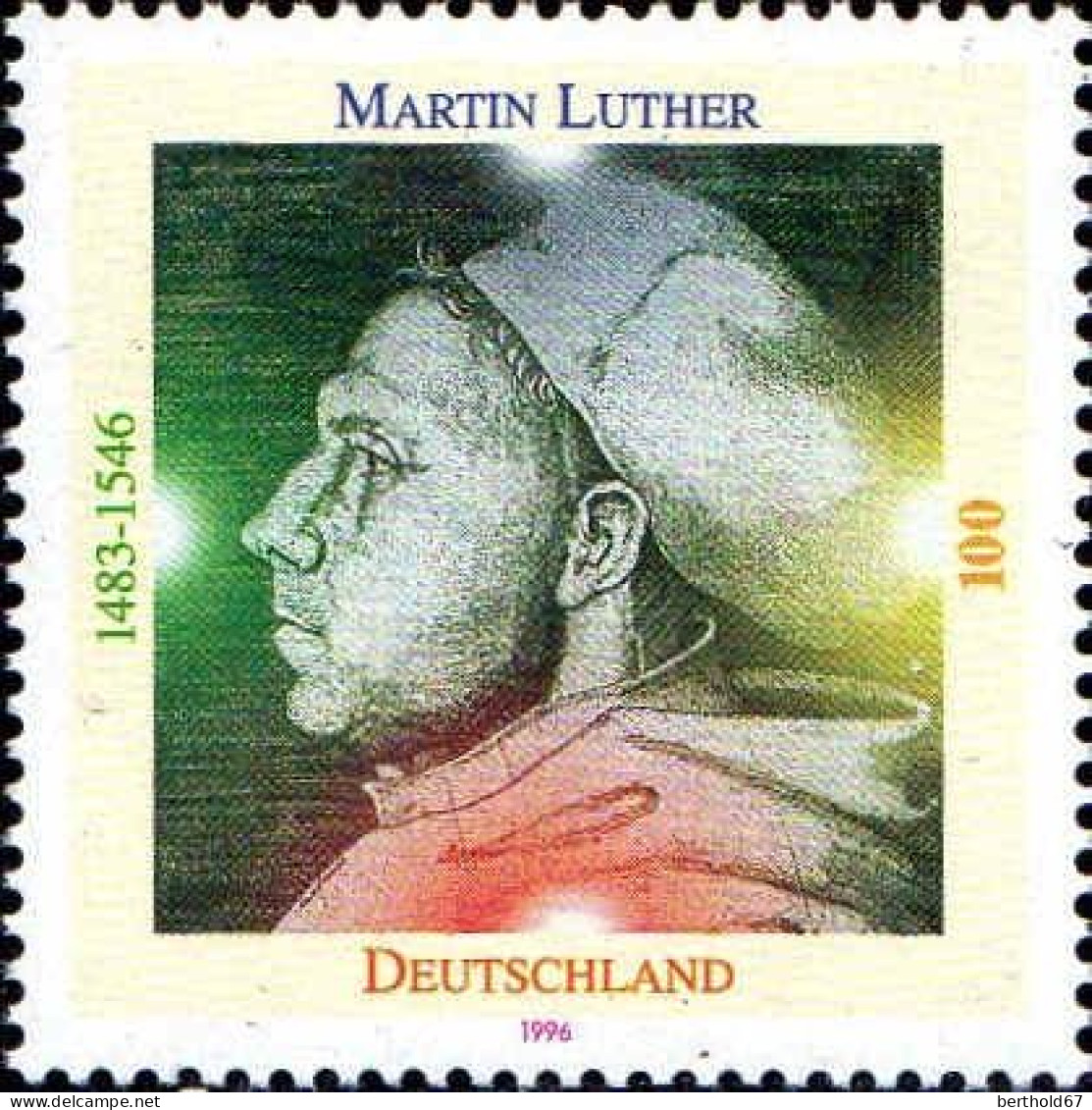 RFA Poste N** Yv:1673 Mi:1841 Martin Luther Théologien - Ungebraucht