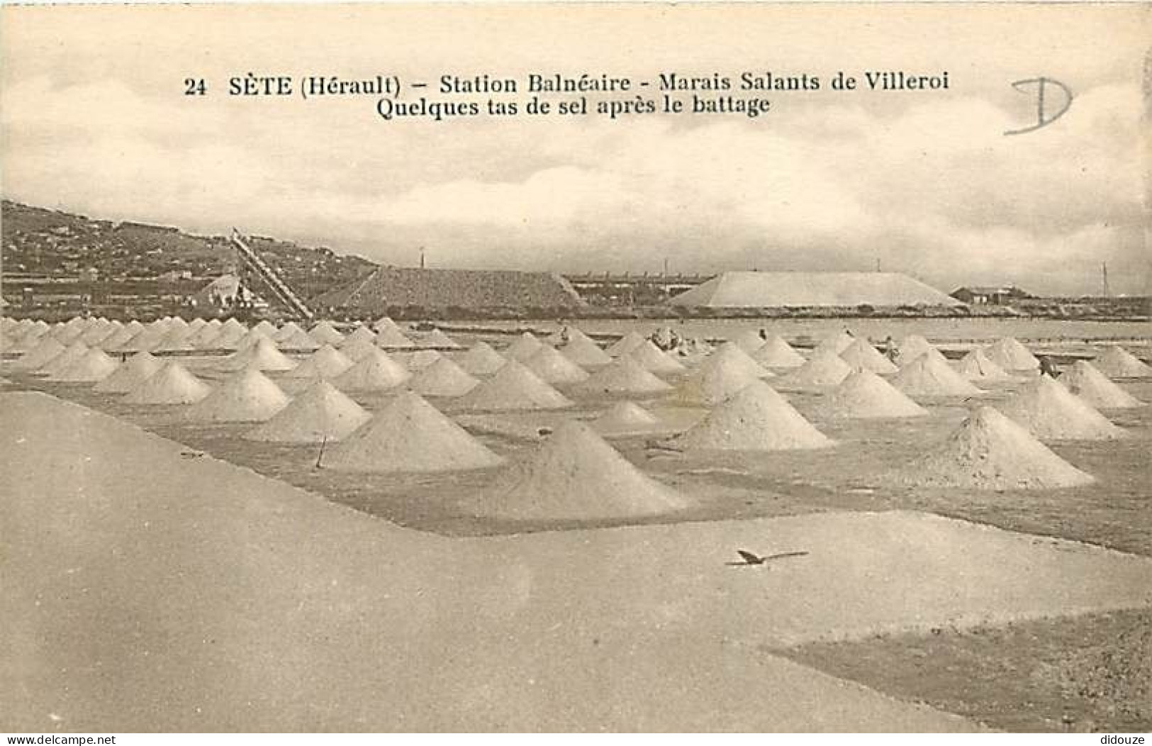 34 - Sète - Marais Salants De Villeroi - Quelques Tas De Sel Après Le Battage - Carte Neuve - CPA - Voir Scans Recto-Ver - Sete (Cette)