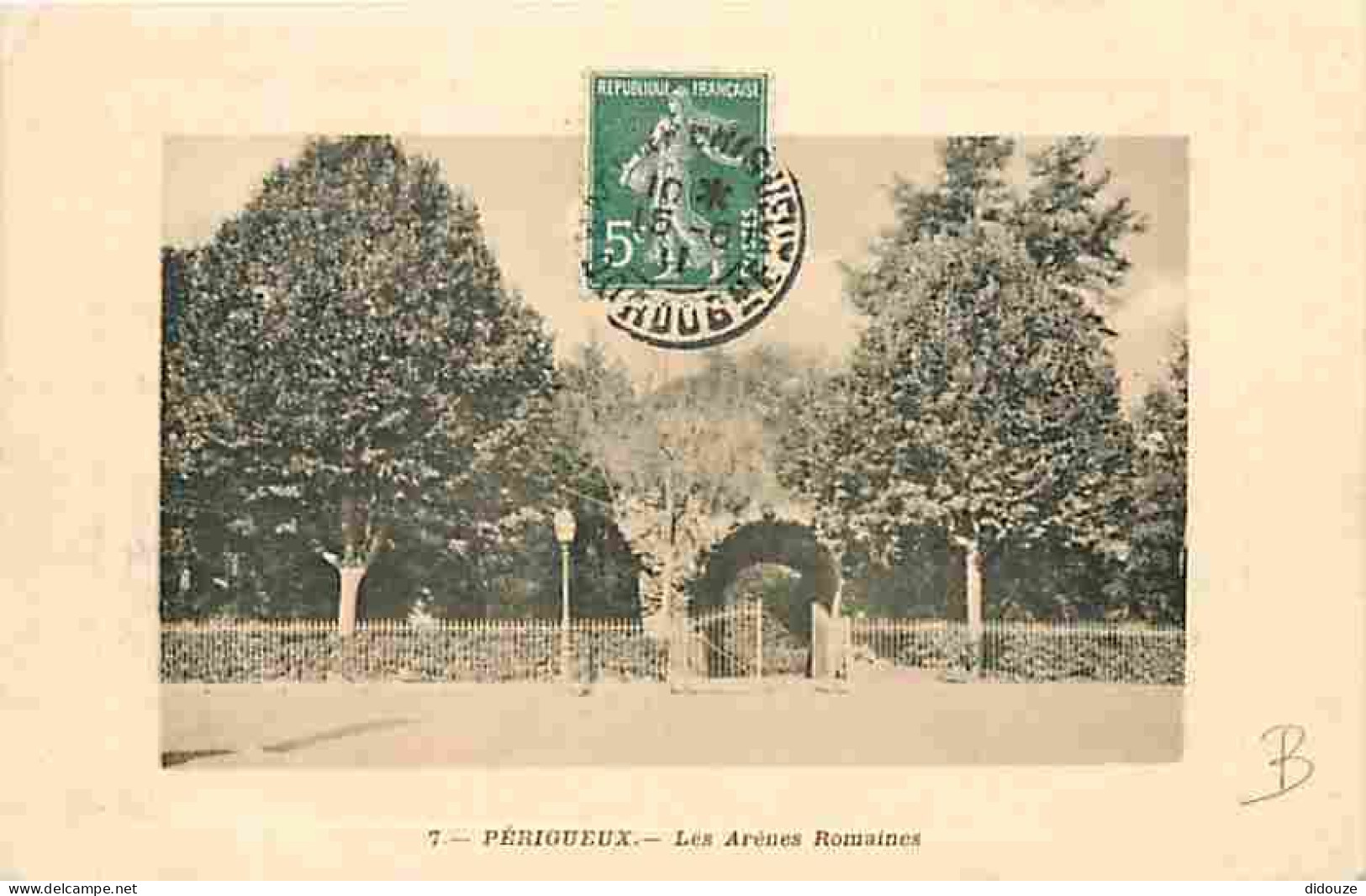 24 - Périgueux - Les Arènes Romaines - Oblitération Ronde De 1911 - CPA - Voir Scans Recto-Verso - Périgueux