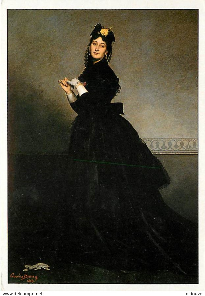 Art - Peinture - Charles Emile Auguste Carolus Duran - La Dame Au Gant - Portrait - CPM - Voir Scans Recto-Verso - Paintings