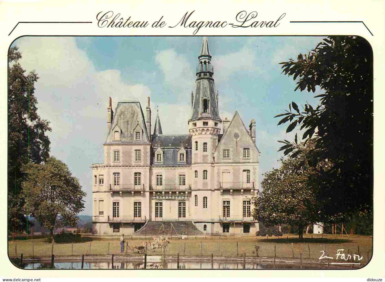 87 - Magnac Laval - Le Château - CPM - Carte Neuve - Voir Scans Recto-Verso - Other & Unclassified