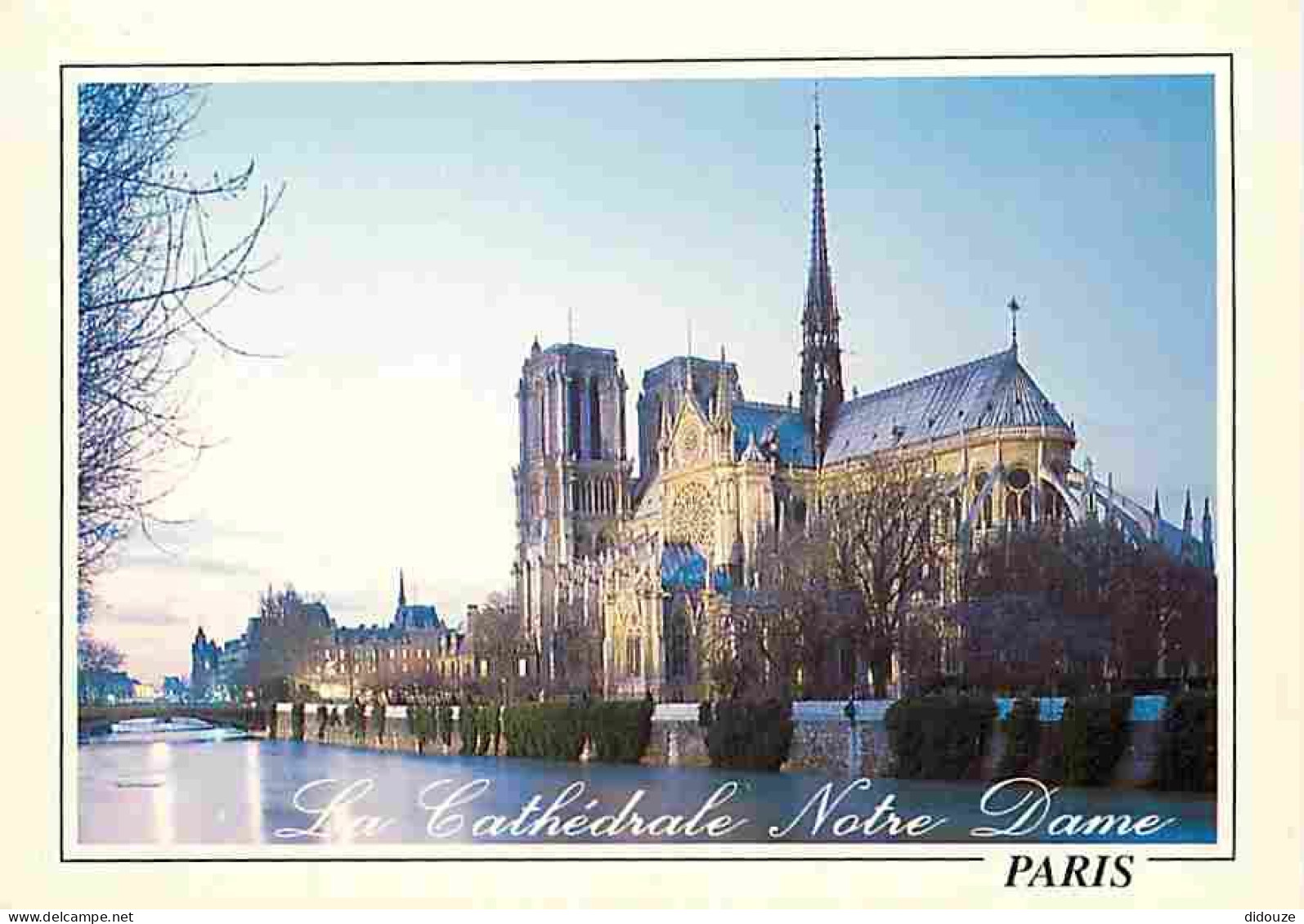 75 - Paris - Cathédrale Notre Dame - La Seine - Carte Neuve - CPM - Voir Scans Recto-Verso - Notre Dame De Paris