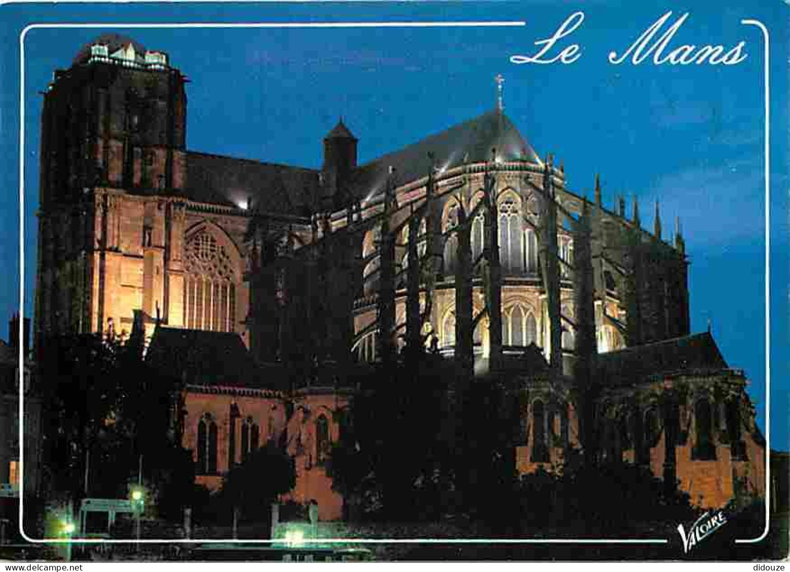 72 - Le Mans - La Cathédrale Saint Julien - Vue De Nuit - CPM - Voir Scans Recto-Verso - Le Mans