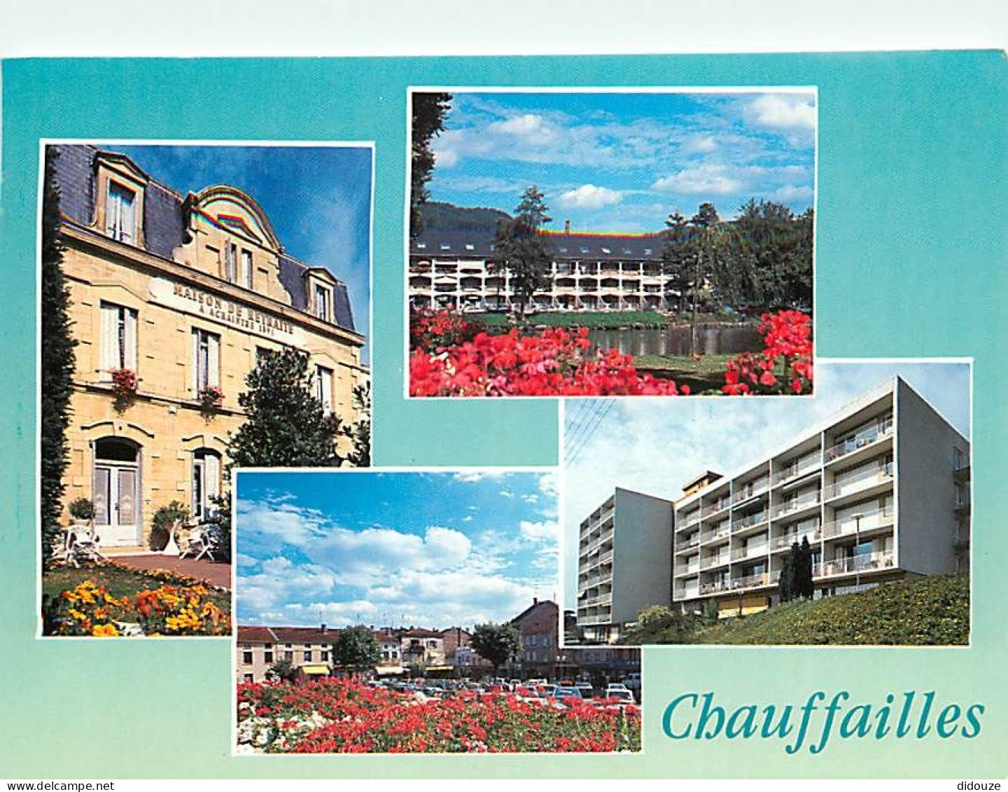 71 - Chauffailles - Multivues - Fleurs - Immeubles - CPM - Voir Scans Recto-Verso - Sonstige & Ohne Zuordnung