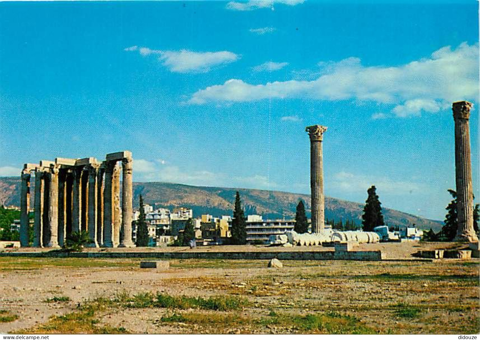 Grèce - Athènes - Athína - Olympie - Le Temple De Zeus Olympien - Carte Neuve - CPM - Voir Scans Recto-Verso - Greece