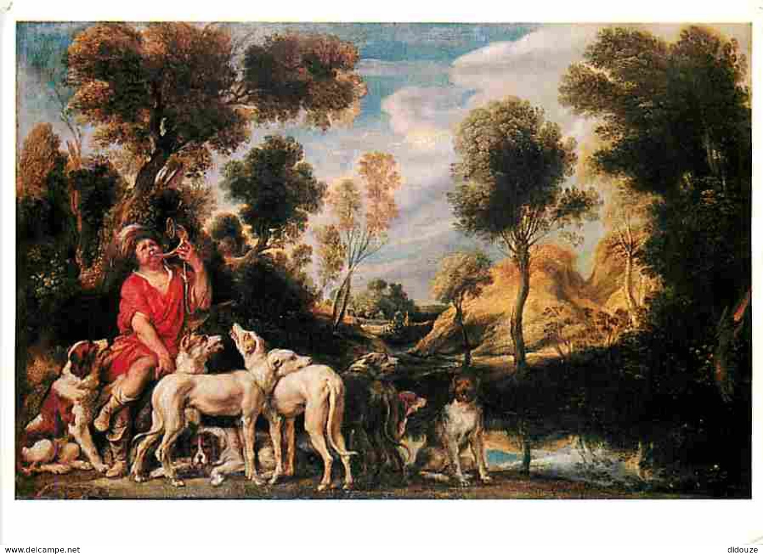 Art - Peinture - Acob Jordaens - Le Piqueur Et Ses Chiens - CPM - Voir Scans Recto-Verso - Peintures & Tableaux