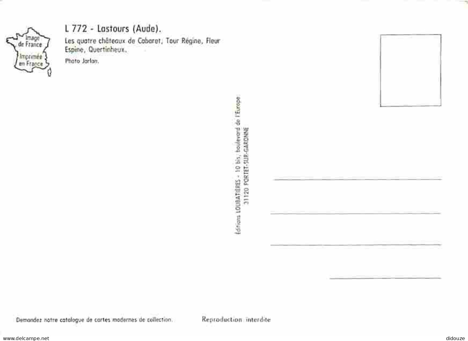 11 - Lastours - Les Chateaux De Lastours - Les Quatre Châteaux De Cabaret, Tour Régine, Fleur, Espine, Quertinheux - Vue - Autres & Non Classés