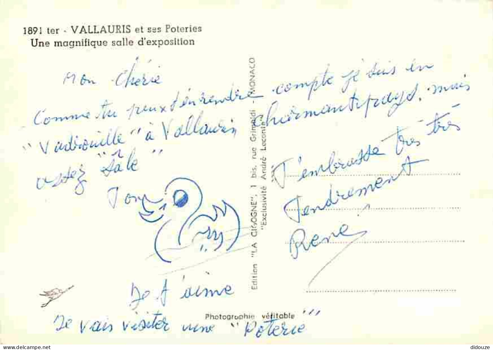 06 - Vallauris - Et Ses Poteries - Une Magnifique Salle D'exposition - CPM - Voir Scans Recto-Verso - Vallauris