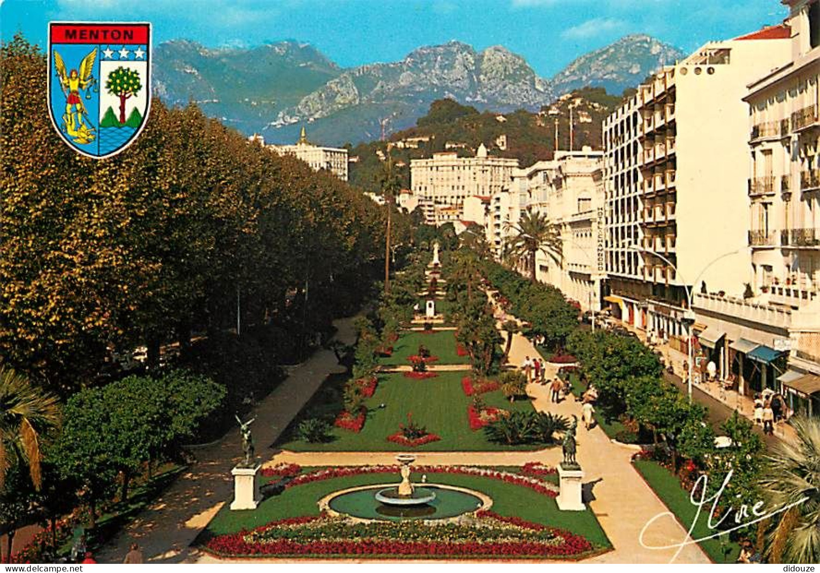 06 - Menton - Les Jardins Bioves - Immeubles - Blasons - CPM - Carte Neuve - Voir Scans Recto-Verso - Menton