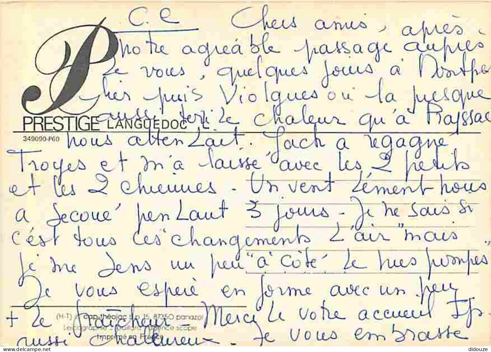 Animaux - Moutons - Languedoc - CPM - Voir Scans Recto-Verso - Sonstige & Ohne Zuordnung