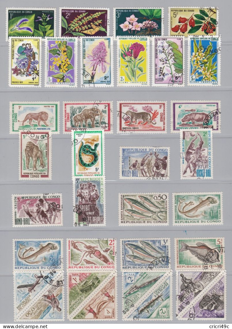 Congo 1 Lot De 31 Timbres Neufs Et Oblitérés - Verzamelingen (zonder Album)