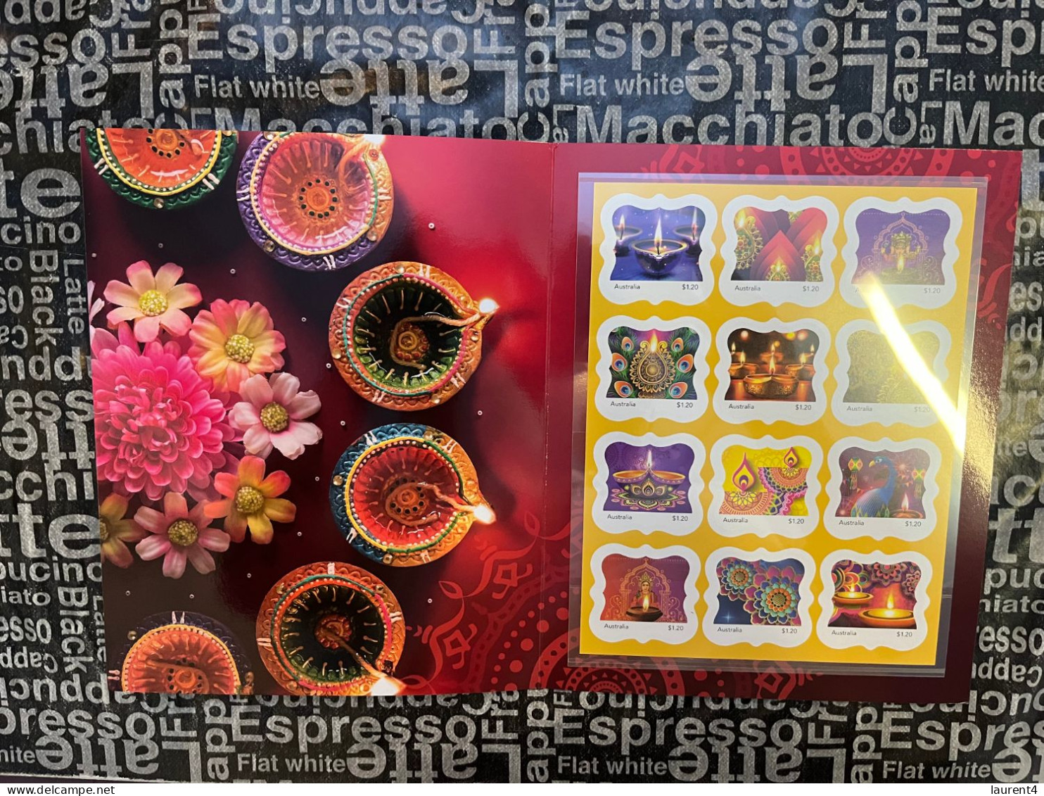 (folder 17-5-2024) Australia Post - Indian Festival Of Lights DIWALI - Presentation Pack (12 Mint Stamps Sheet) - Presentation Packs